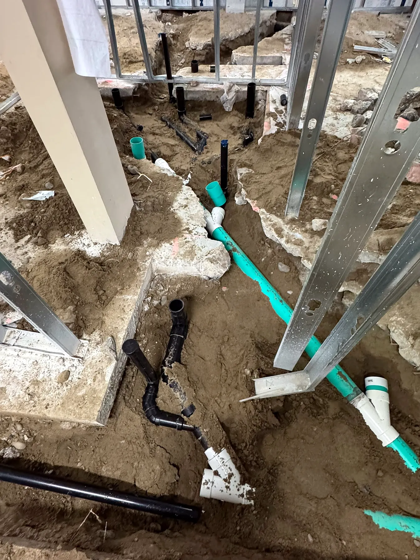 Under-Slab Drainage Rough-In