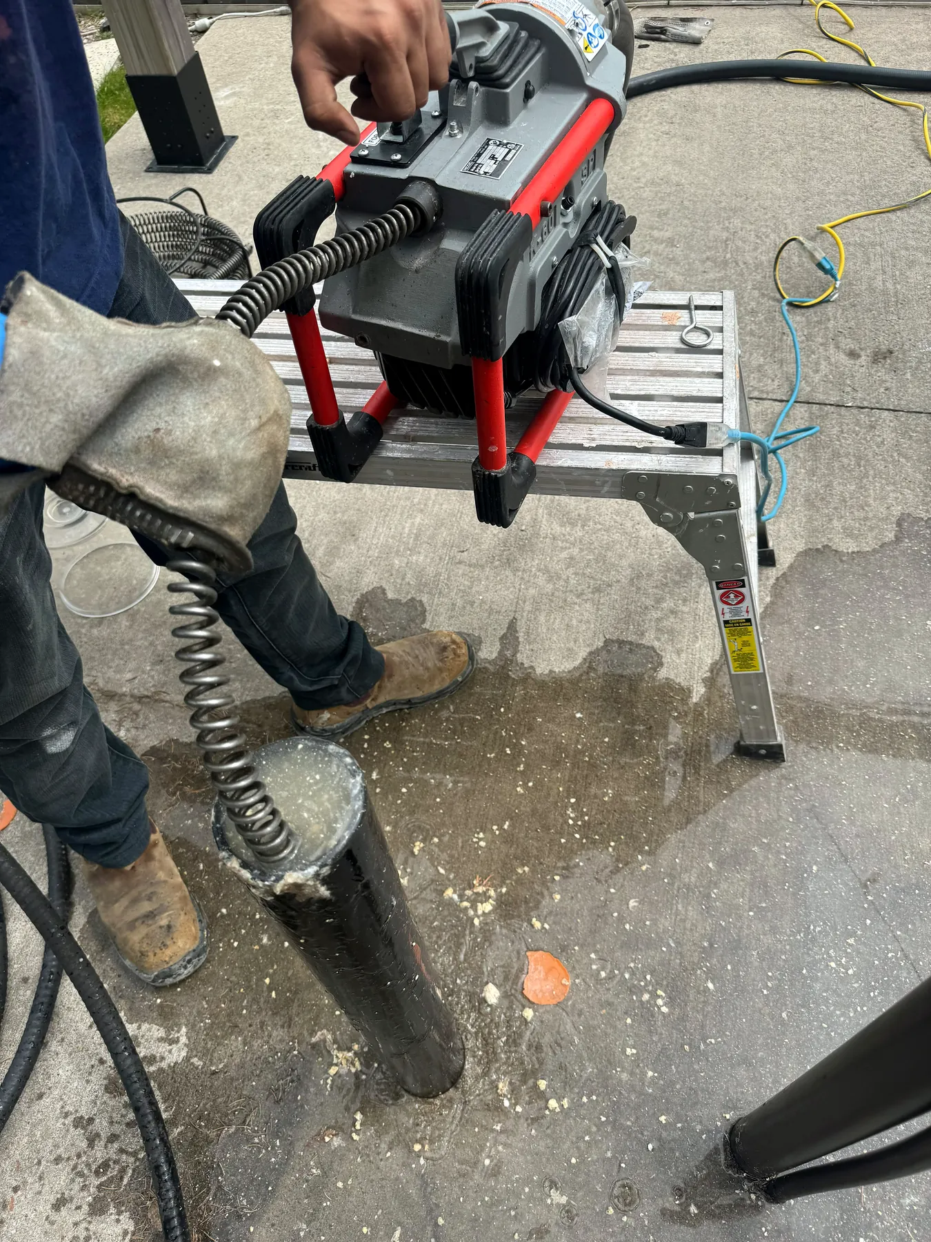 Powered Drain Cleaning