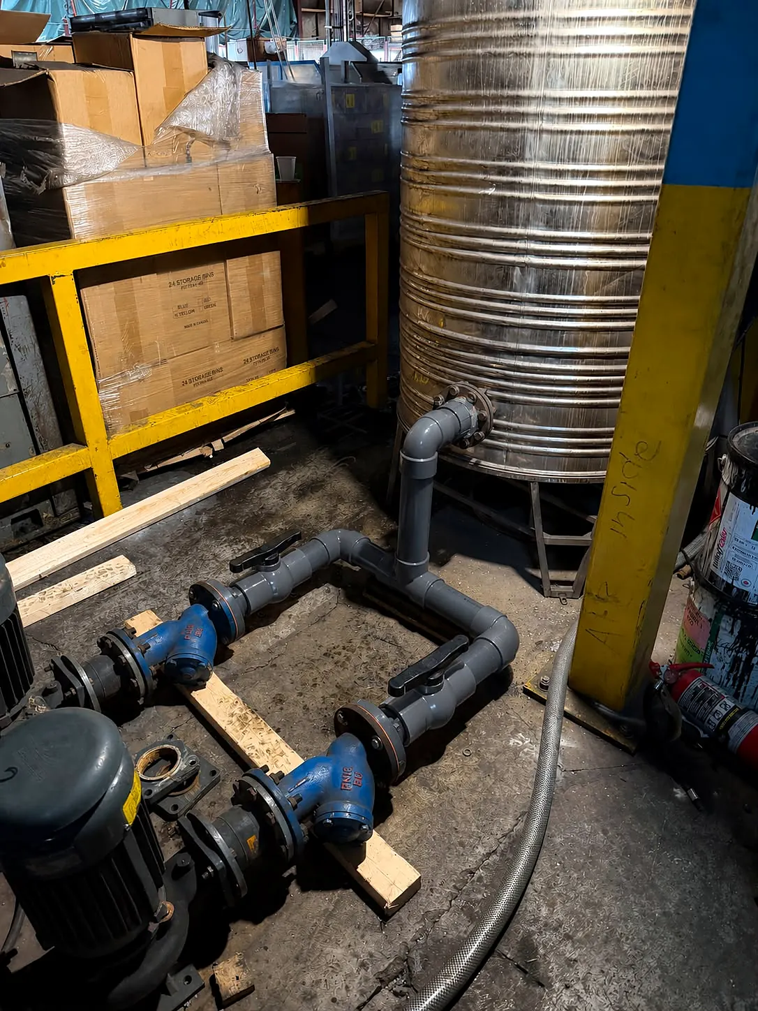 Industrial Pump & Tank Piping project